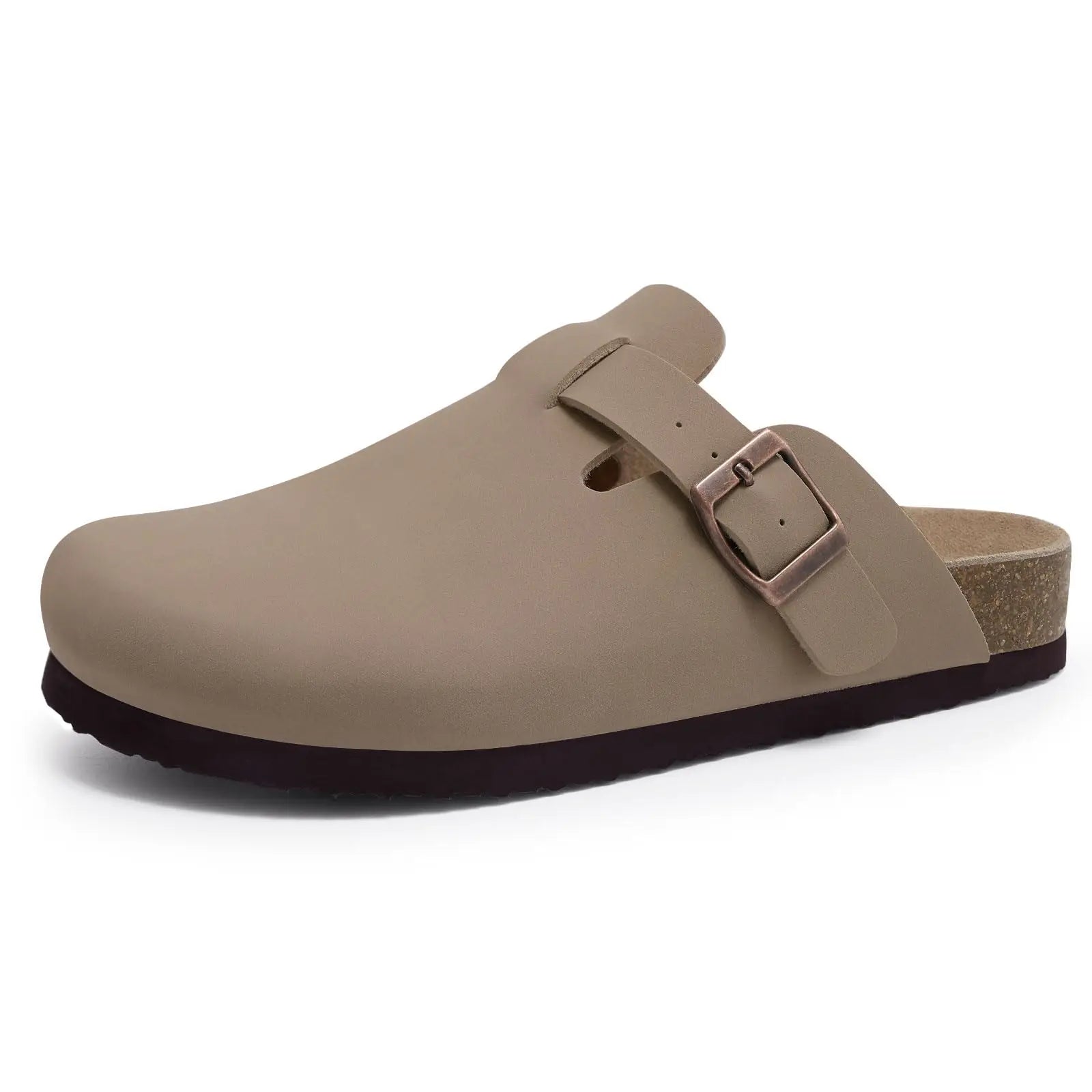 Mules Suédées Zahra Chic — Semelle Liège & Support Voûte Plantaire